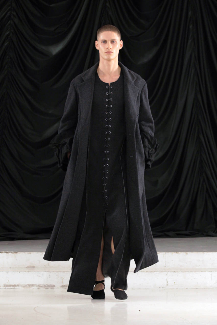 ron様専用Ximon lee cut up chained overcoat-